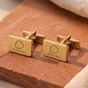 Rivaterra Cufflinks - Golden